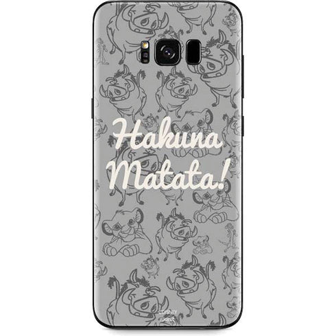 Disney The Lion King Hakuna Matata Galaxy S8 Plus Skin